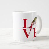 私はマスキーが大好き ジャンボコーヒーマグカップ (正面右)