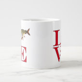 私はマスキーが大好き ジャンボコーヒーマグカップ (正面)