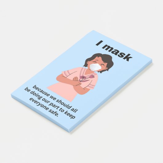 私はマスクする我々は… ポストイット (アングル)