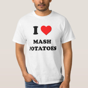 私はマッシュポテトを愛します Tシャツ