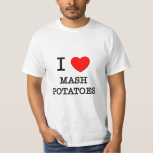 私はマッシュポテトを愛します Tシャツ