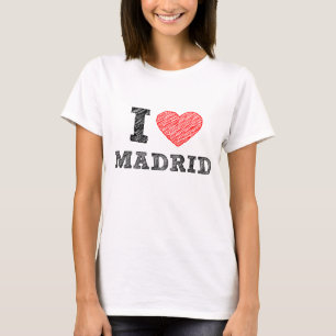 私はマドリードを愛します Tシャツ
