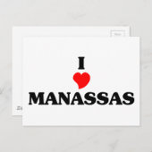 私はマナッサが好きです ポストカード (正面/裏面)