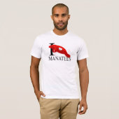 私はマナティーのTシャツを愛します Tシャツ (正面フル)