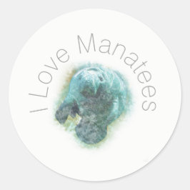 私はマナーテスアートが大好き ラウンドシール