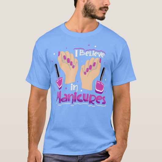 私はマニ信じキュアを身に着けて Tシャツ (正面)