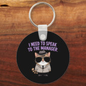 私はマネージャ話の最終的な声明にする必要がある キーホルダー (正面)