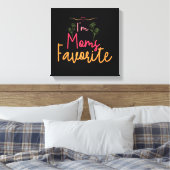 私はママお気に入りの キャンバスプリント (インサイチュ (寝室))