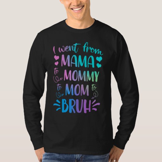 私はママからママにブルママGに行った Tシャツ (正面)