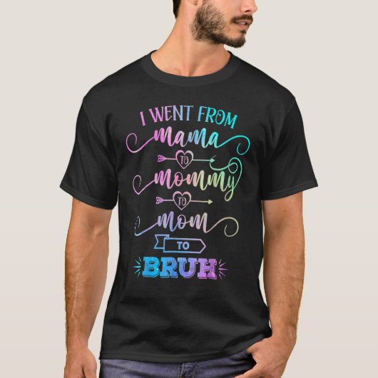 私はママからママにブルママGに行った Tシャツ (正面)