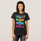私はママからママへブルママへ行った Tシャツ (正面フル)