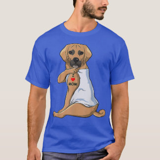 私はママが大好き女性タトゥーパグルママ犬の恋人Wome Tシャツ