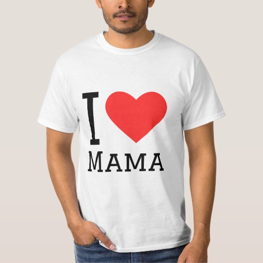 私はママが大好き Tシャツ (正面)