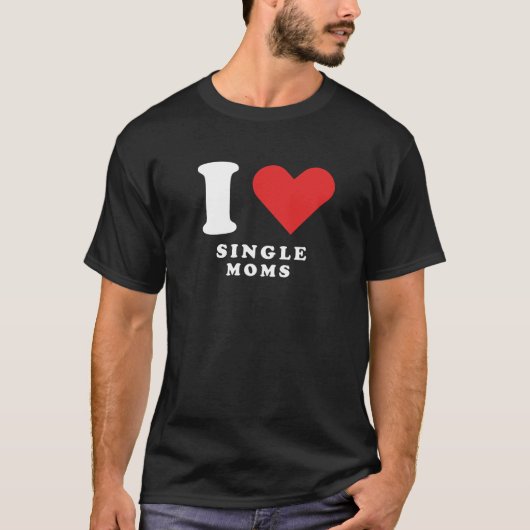 私はママが大好独身のき Tシャツ (正面)