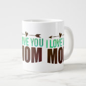 私はママのマグが大好き ジャンボコーヒーマグカップ (正面右)