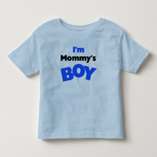 私はママの少年 トドラーTシャツ