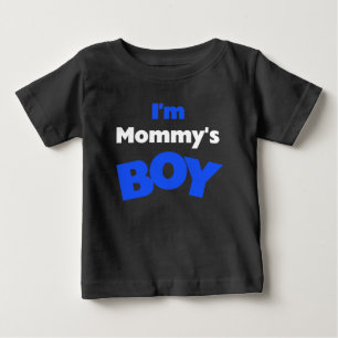 私はママの少年 ベビーTシャツ