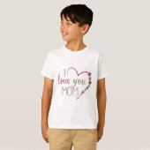私はママのTシャツが大好き Tシャツ (正面フル)