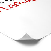 私はママチタ島おもしろいのインスパイア引用文_ ポスター (角)