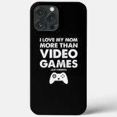 私はママ大好きビデオゲーム男の子10代の達  Case-Mate iPhoneケース (裏面)
