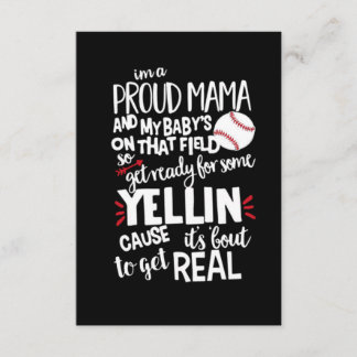 私はママ誇りを持ったでベビーの現場にいる エンクロージャーカード