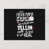 私はママ誇りを持ったでベビーの現場にいる 案内ポストカード (正面)