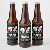 私はママ・バニー・イースターの家族のマッチング ビールラベル (ボトル)