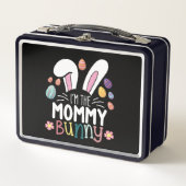 私はママBunnyイースター家族のマッチングである メタルランチボックス (正面)