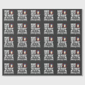 私はマヨネーズ大嫌いマヨ – マヨネーズグルメジョーク ラッピングペーパー (フラット)