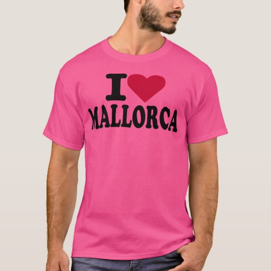 私はマヨルカを愛する Tシャツ (正面)