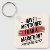 私はマラソン走を言った キーホルダー (正面)