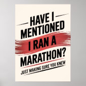 私はマラソン走を言った ポスター (正面)