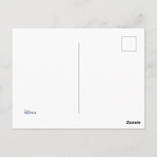 私はマラルキーではないジョーに投票したプロバイデン氏 ポストカード (裏面)