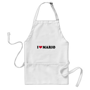 私はマリオを愛します スタンダードエプロン