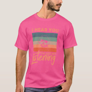 私はマルティポDではない聞と聞いおもしろいている Tシャツ