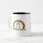 私はマレットにちょうど時間を必要とします ツートーンマグカップ (正面左)