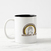 私はマレットにちょうど時間を必要とします ツートーンマグカップ (左)