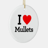 私はマレットを愛します セラミックオーナメント (右)