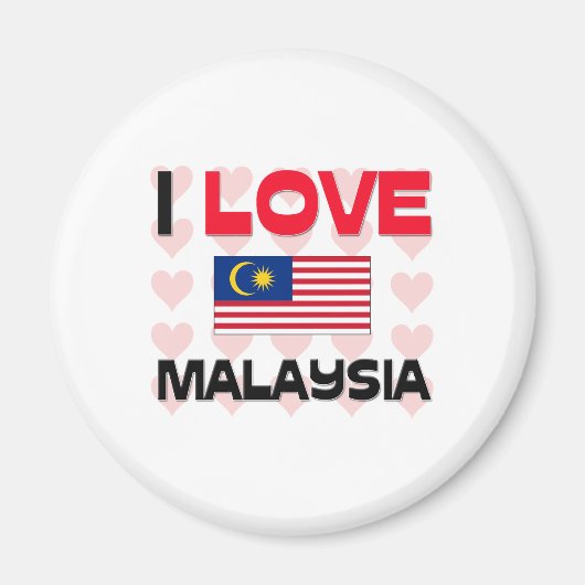 私はマレーシアが大好き マグネット (正面)