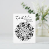 私はマンダラの肯定と意思に感謝 ポストカード (スタンド正面)