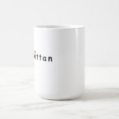 私はマンハッタンが大好き コーヒーマグカップ (中央)