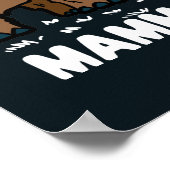 私はマンモスのように毛織り ポスター (角)