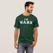 私はマーク 私はマーク ガール Tシャツ (正面フル)