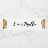 私はマールプレミアム顔マスククラシックラウンドステッキだ ペットボトルラベル (シングルラベル)