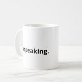 私はマ話グだ コーヒーマグカップ (正面左)
