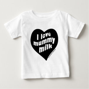 私はミイラのミルクを愛します ベビーTシャツ