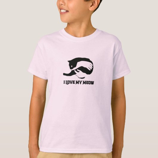 私はミウトライブレンドシャツが大好き Tシャツ (正面)