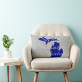 私はミシガンハートサメは塩辛くない! ランバークッション (椅子)