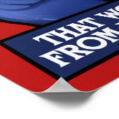 私はミシガン出身の女性と立っている ポスター (角)