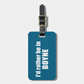 私はミシガン州に住むほうがいい ラゲッジタグ (正面縦)